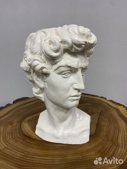 Бюст, гипсовая скульптура, гипсовое кашпо