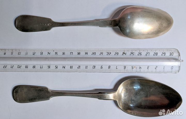 Ложки серебряные столовые