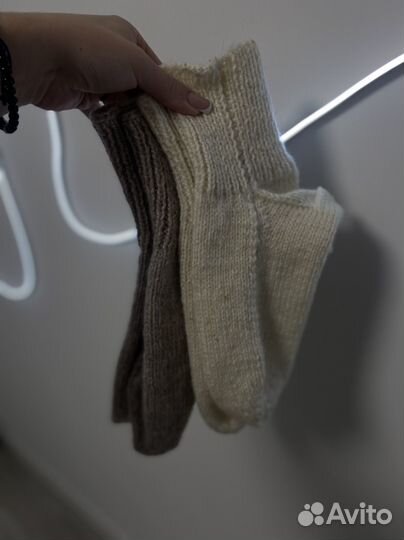 Вязанные носки ручной работы