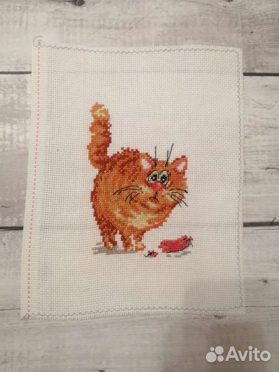 Серия вышитых картин