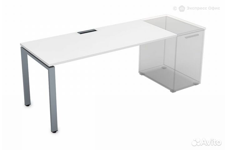 Стол приставной прямолинейный, рабочий Gloss сдт-П