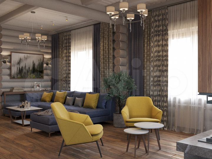 Дом 200 м² на участке 13,3 сот.