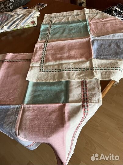 Скатерти и салфетки лен