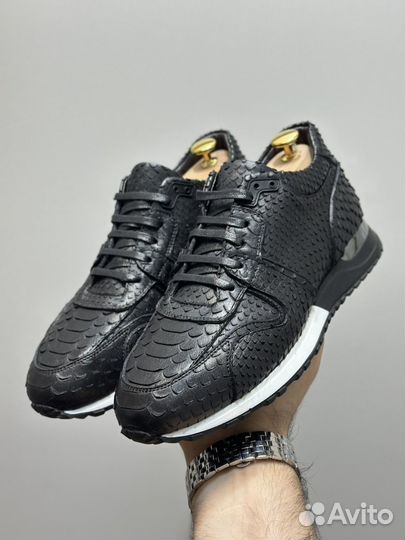 Кроссовки мужские кожаные