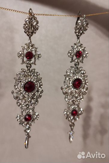 Серьги бижутерные