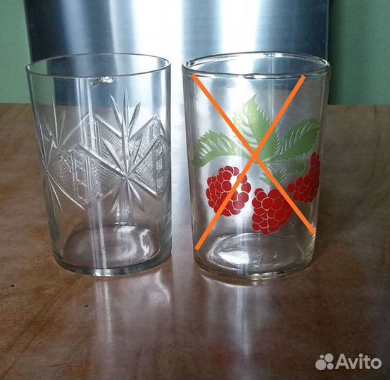 Стакан Хрусталь в подстаканник СССР каталог 1950г