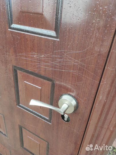 Металлическая дверь бу 860 2050 левая