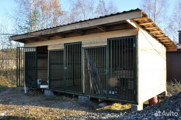 Изготовление вольеров для собак