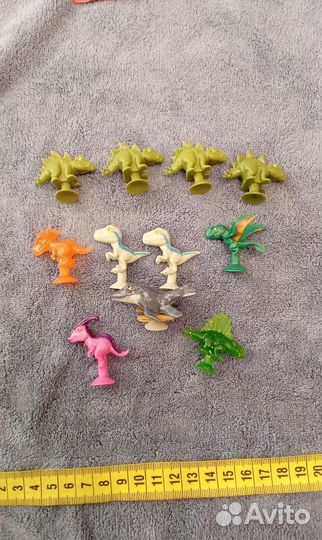 Игрушки из киндер сюрприза завры