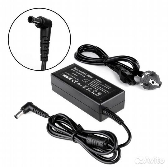 Блок питания, зарадка для монитора 19V 3.42A (6.0