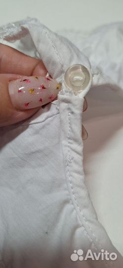 Воротник съемный белый на 1 сентября