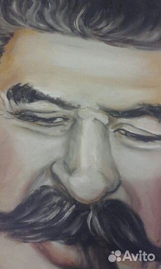 Портрет Сталина с трубкой