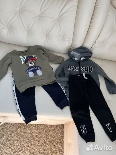 Костюмы с флисом на 3 года