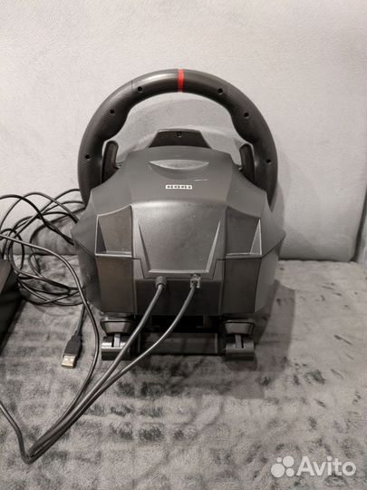 Игровой руль с педалями RWA hori для PS и пк