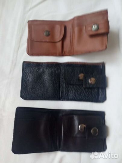 Кошелек мужской новый коженные