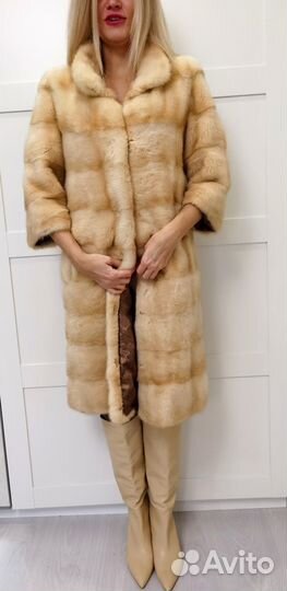 Шуба норка 100 см