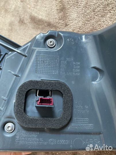 Фонарь Bmw 5 g30 задний левый 63217376463