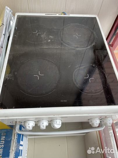 Плита электрическая бу с духовкой zanussi