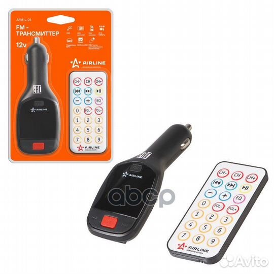 FM-Трансмиттер 12В (AFM-L-01) afml01 airline
