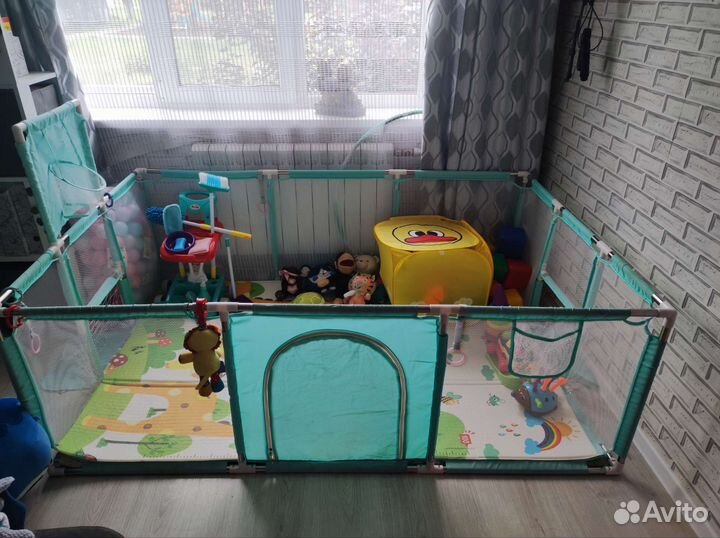 Большой детский манеж бу