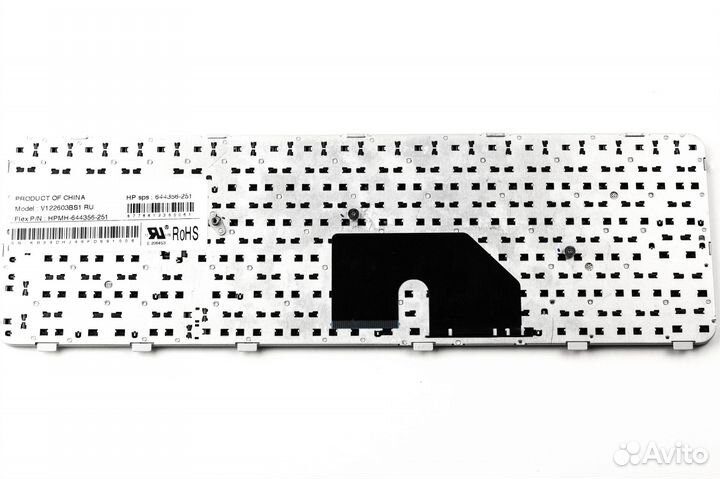 Клавиатура для HP Pavilion DV6-6000 Cеребряная p
