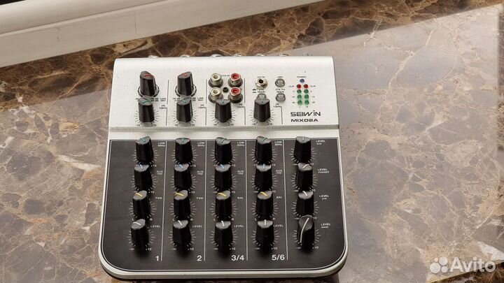 6-канальный аналоговый микшер mix02a
