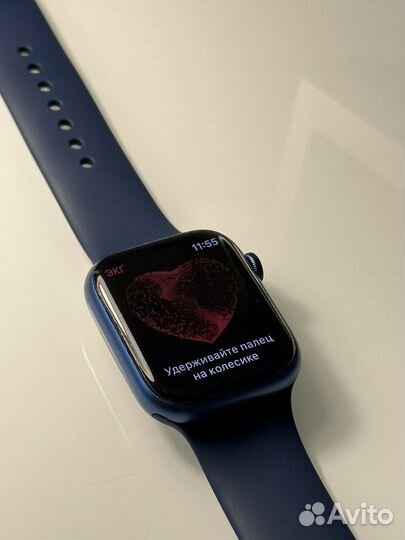 Часы Apple watch 7 45 mm blue