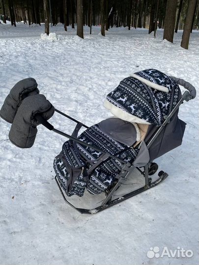 Коляска санки