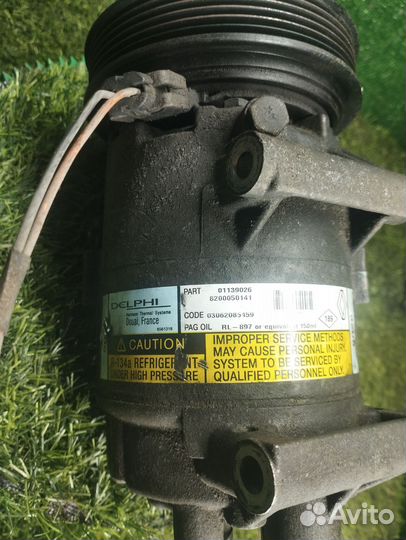 Компрессор кондиционера Renault Megane рест. 2001