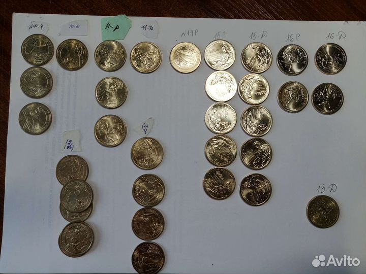 Монеты серии Сакагавея