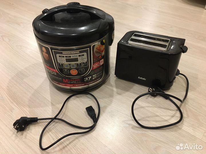 Продам мультиварку Redmond и тостер BBK