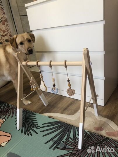 Деревянный тренажер монтессори