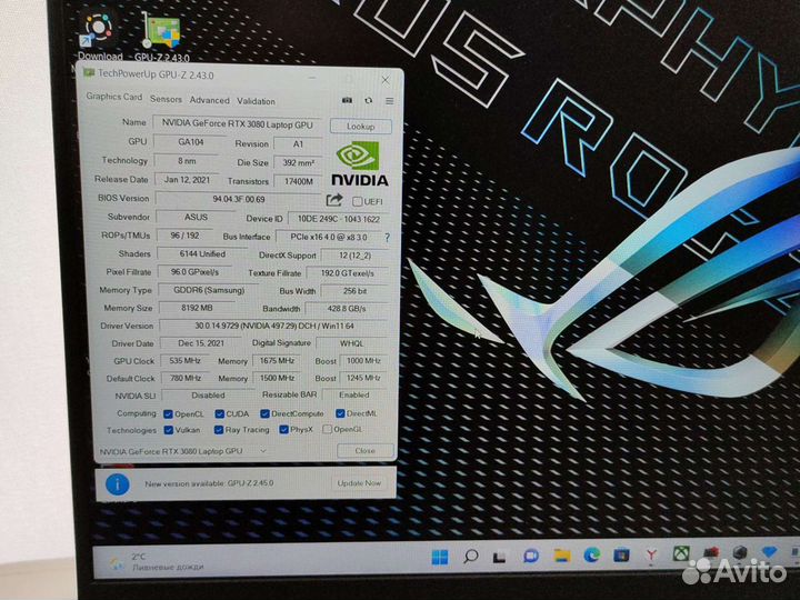 Asus rog zephyrus g15