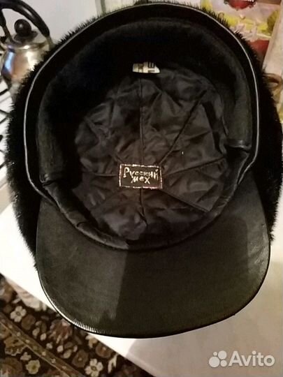 Кепка из нерпы б/у,58 размера