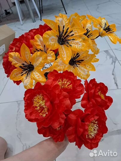 Вазы цветы искусственные