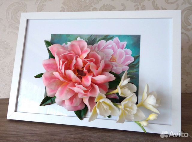 Картина 3D из холодного фарфора