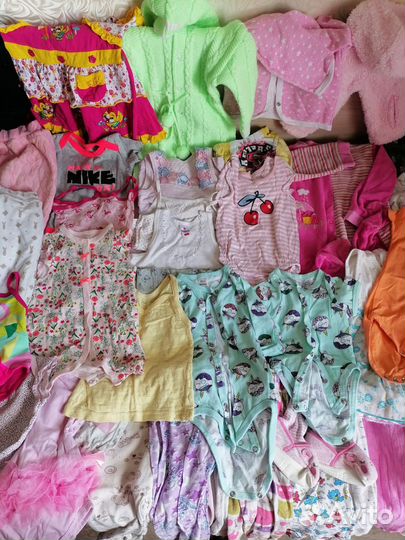 Вещи пакетом для девочки от 0 до года