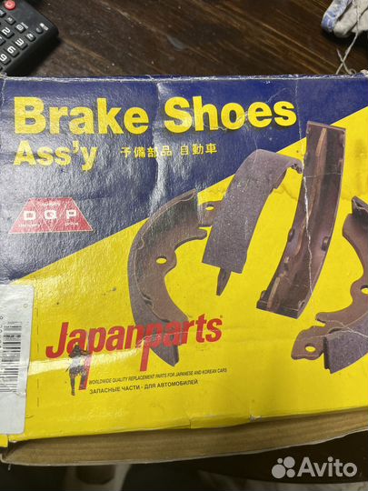 Тормозные колодки Toyta Yaris