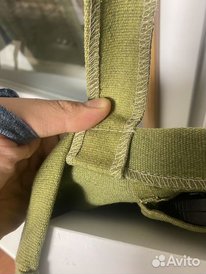 Сумка шоппер брезент военный