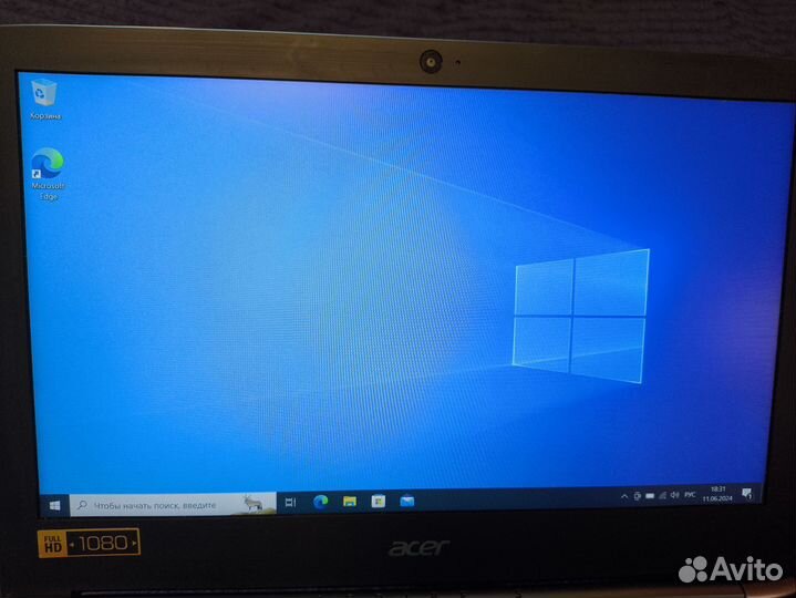 Ноутбук Acer Aspire S 13 (i7-6500U/8gb/128gb)