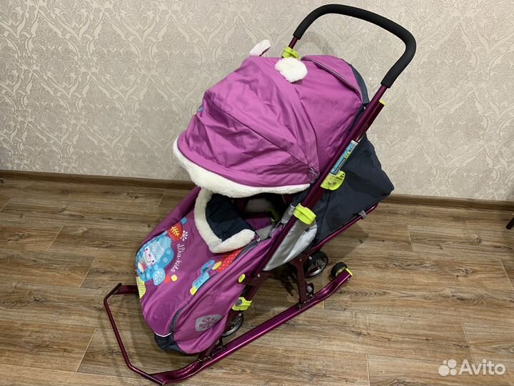 Коляска санки nika 7-2