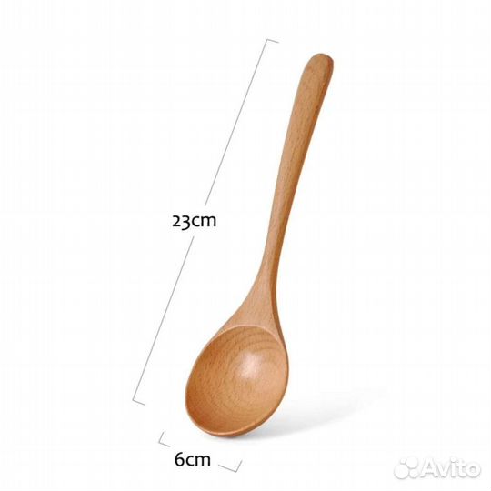 Ложки столовые деревянные 23см*6см