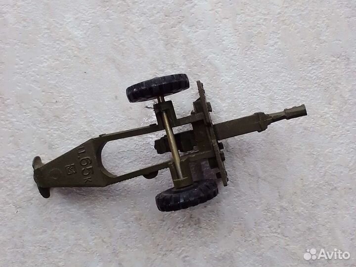 Игрушка пушка СССР металл