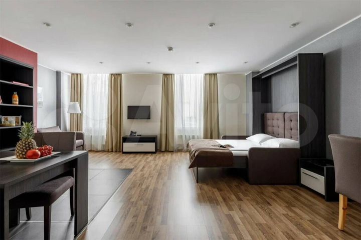 Номер в апарт-отеле, 43.3 м²