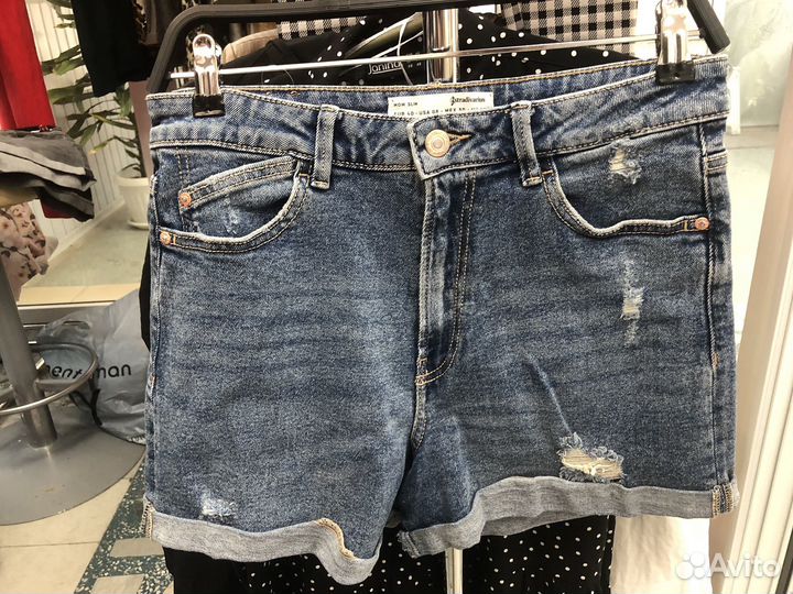 Женские джинсовые шорты страдивариус