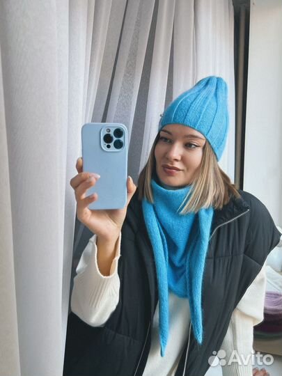 Шапка и платок