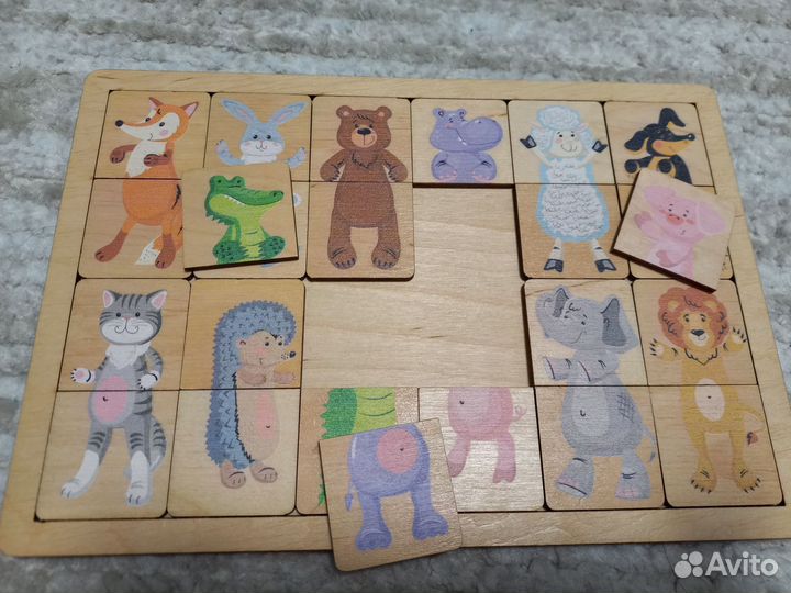 Деревянные пазлы