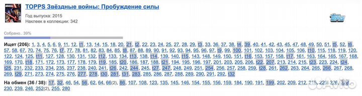 Альбом для наклеек Звездные войны topps