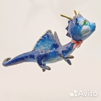 Ватная елочная игрушка Дракончик