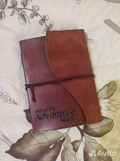 Кожаный блокнот ручной работы